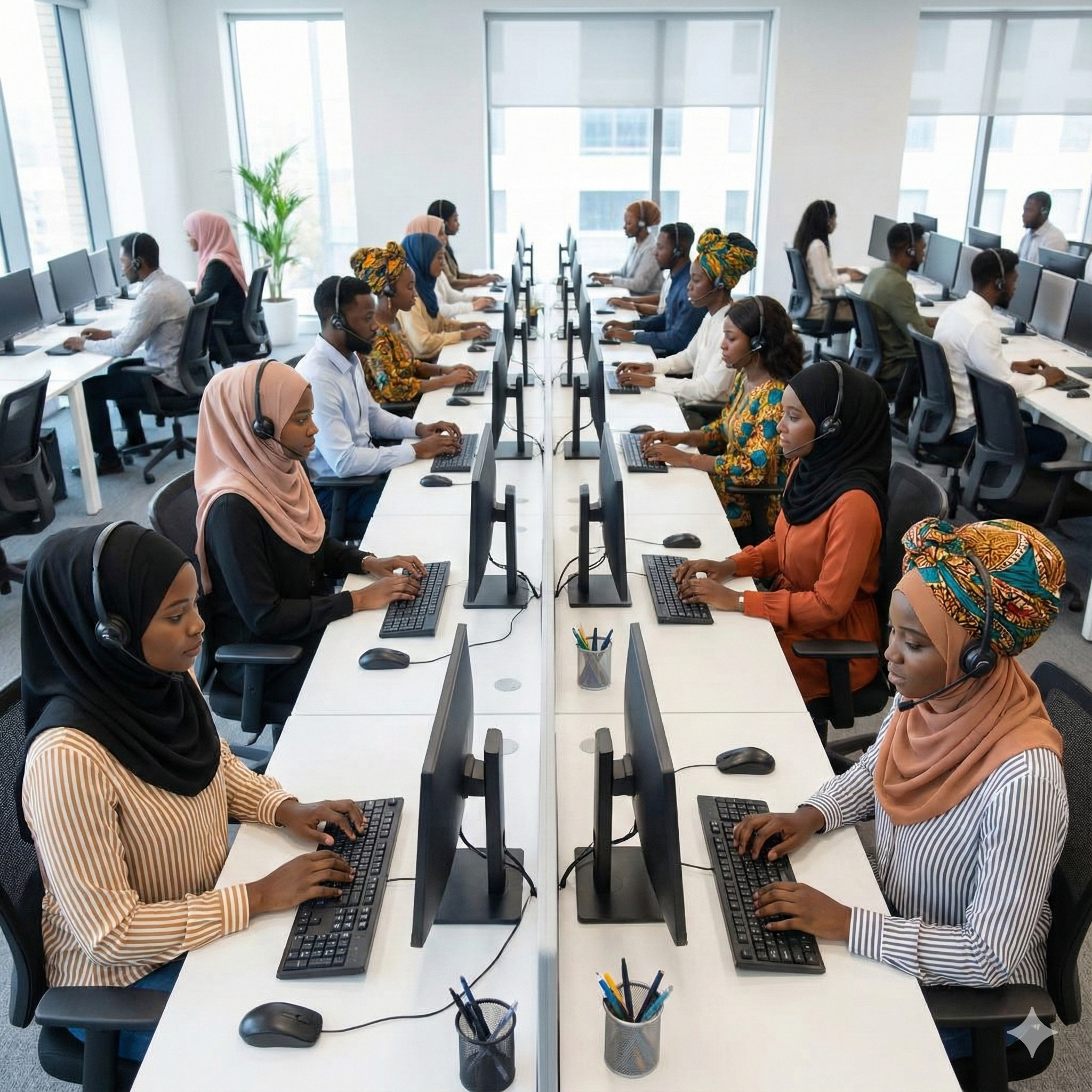 Centre d'appels BPO avec analytics